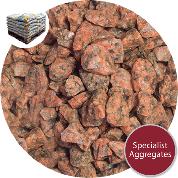 Granite Chippings - Grampian Pink